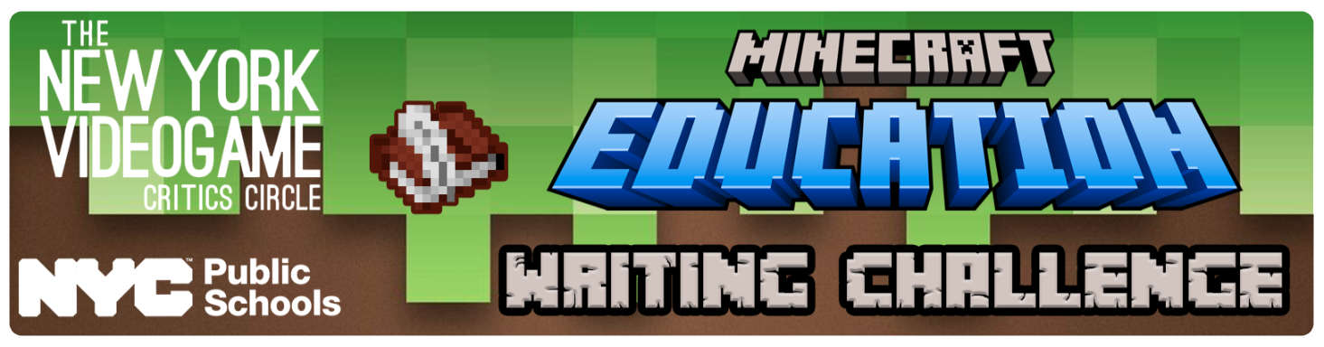 Minecraft Writing Challenge Banner