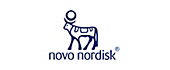 Novo Nordisk logo.