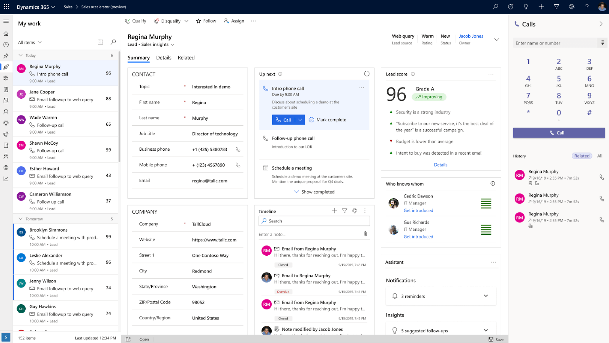 Screenshot of Dynamics 365 Commerce interface showing various options and features.