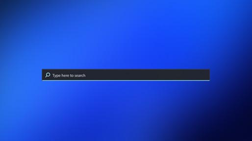 A search bar in Windows 11