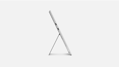 Surface Pro 9 is shown from the side to highlight ports.