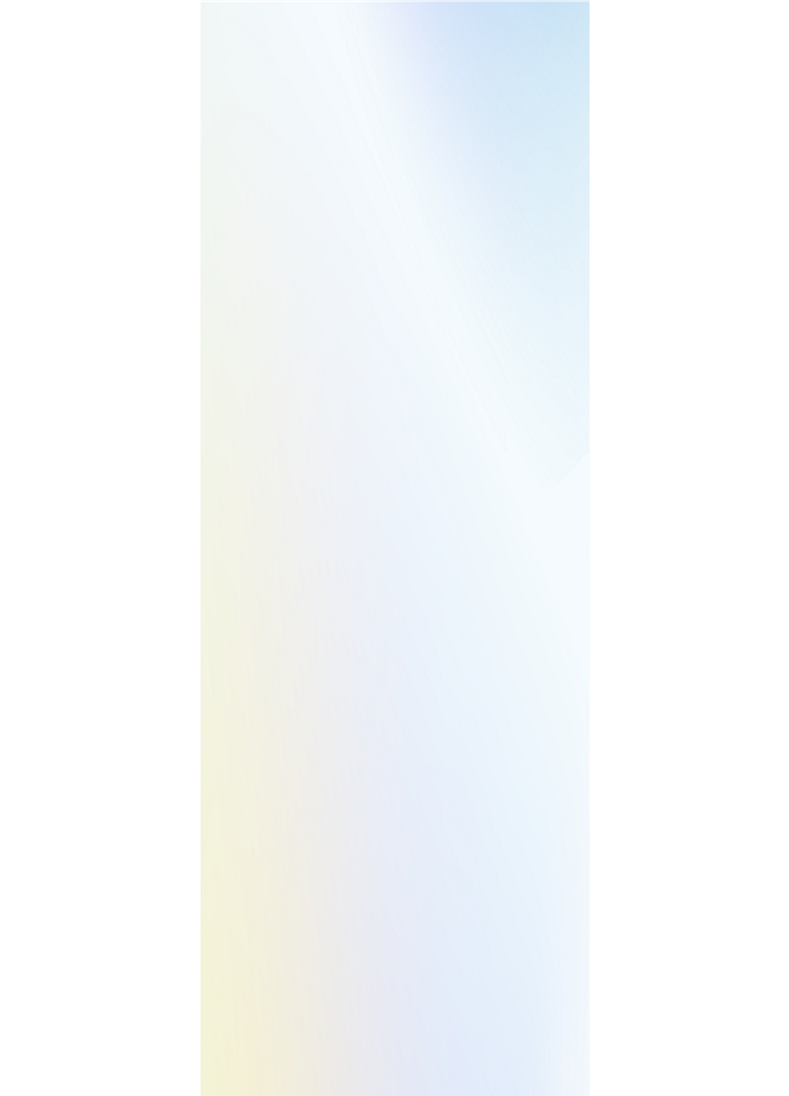 柔和的漸層背景，顯示從左下方黃色和白色平滑融合到淺藍色的淺粉色 