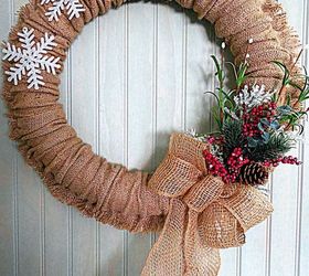 Frugal Four Season Burlap Wreath