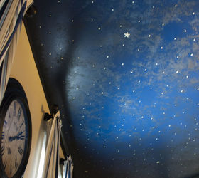 30 creative ceiling ideas that will transform any room, Paint The Night Sky With Ragging