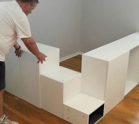 ikea hack platform bed diy