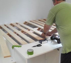 ikea hack platform bed diy