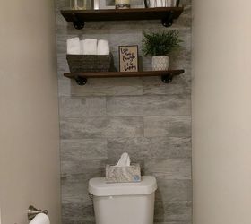 Guest Bathroom With Toilet Closet Makeover