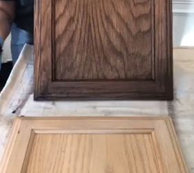 Outdated To Outstanding Golden Oak Cabinets