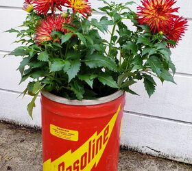 How to Easily Make Cute DIY Planters Out of Vintage Gas Cans