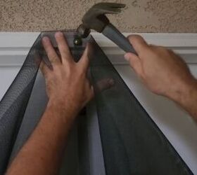 Screen door installation