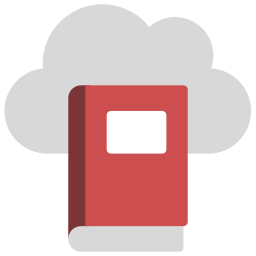 Cloud library icon