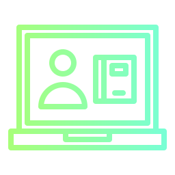 Online learning icon