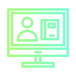 Online learning icon