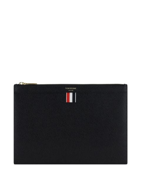 Thom Browne small leather clutch