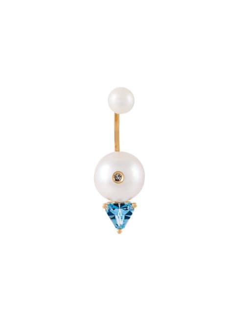 Delfina Delettrez 'Trillion' diamond earring