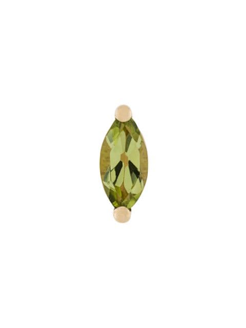 Delfina Delettrez 18kt gold Dots Solitaire peridot earring