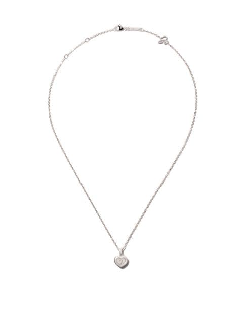 Chopard  18kt white gold Happy Diamonds Icons necklace