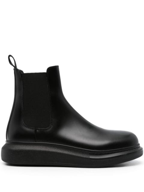 Alexander McQueen Bota Chelsea com plataforma