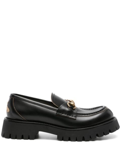 Gucci Horsebit-detail leather loafers