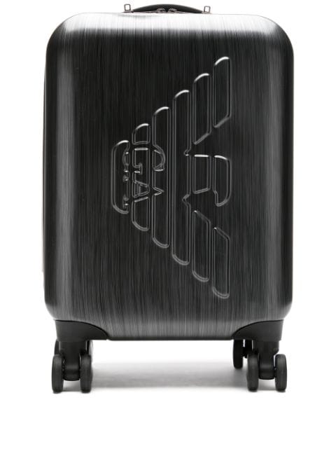 Emporio Armani embossed logo trolley