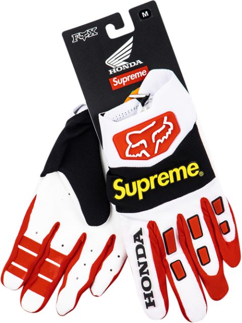 Supreme guantes de supreme x Honda Fox