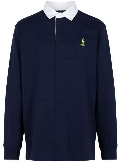 Palace x Polo Ralph Lauren Pieced rugby shirt