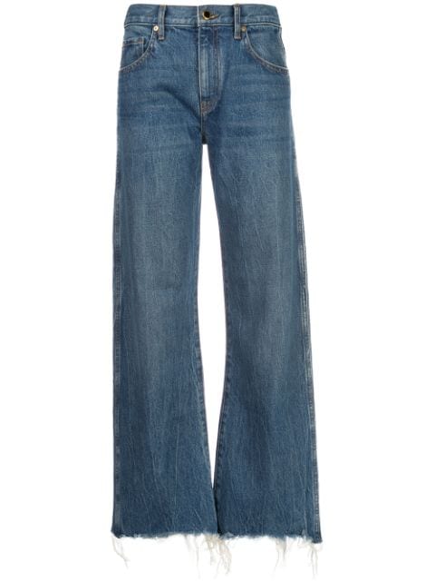 KHAITE The Kerrie mid-rise jeans