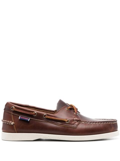 Sebago Dockside Portland de couro 