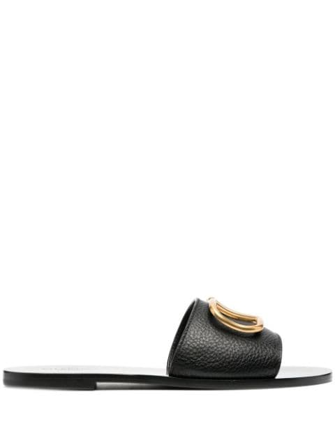 Valentino Garavani VLogo Signature leather slides