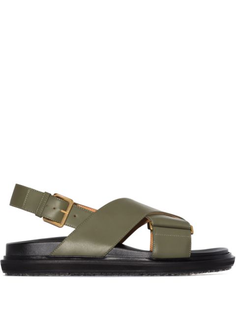 Marni Fussbett colour-block leather sandals