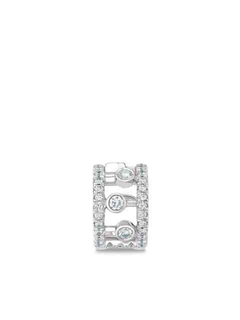 De Beers Jewellers 18kt white gold diamond Dewdrop ear cuff