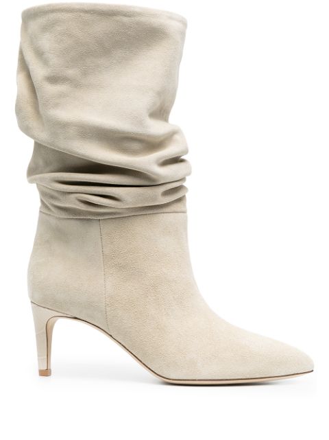 Paris Texas velour slouchy boots