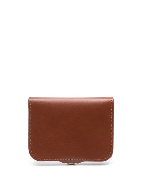 A.P.C. snap-fastening leather wallet