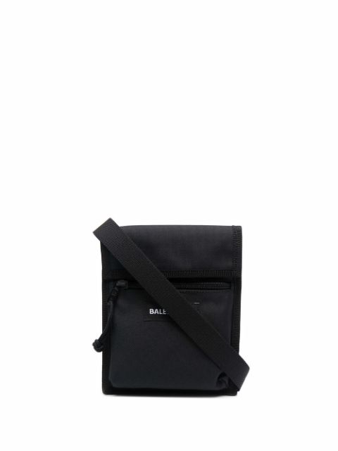 Balenciaga logo patch messenger bag