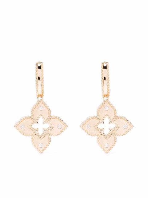 Roberto Coin 18kt rose gold Venetian Princess diamond earrings