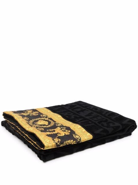 Versace I ♡ Baroque bath towel