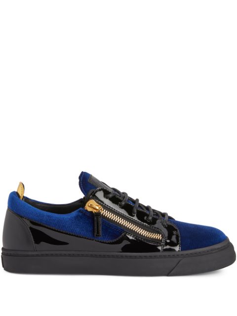 Giuseppe Zanotti Frankie velvet-panel sneakers