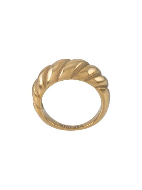 Nialaya Jewelry Croissant band ring