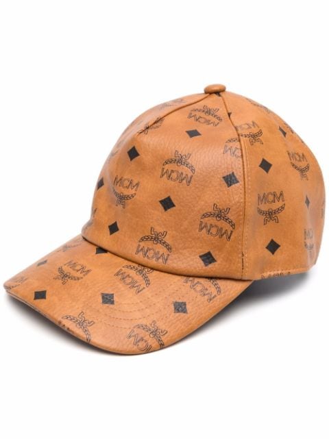 MCM Visetos-print adjustable cap