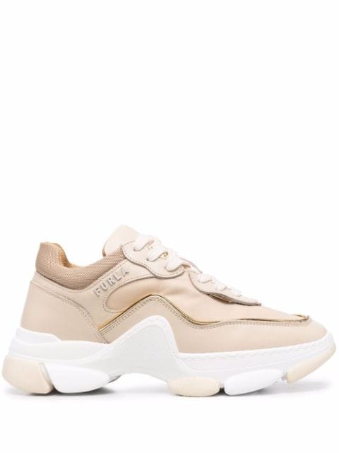 Furla chunky lace-up sneakers