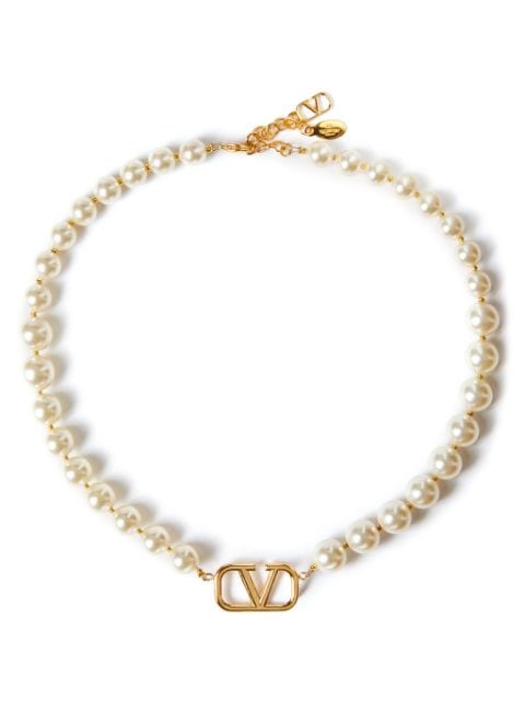 Valentino Garavani VLogo Signature pearl necklace