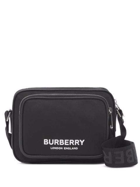 Burberry logo-print shoulder bag