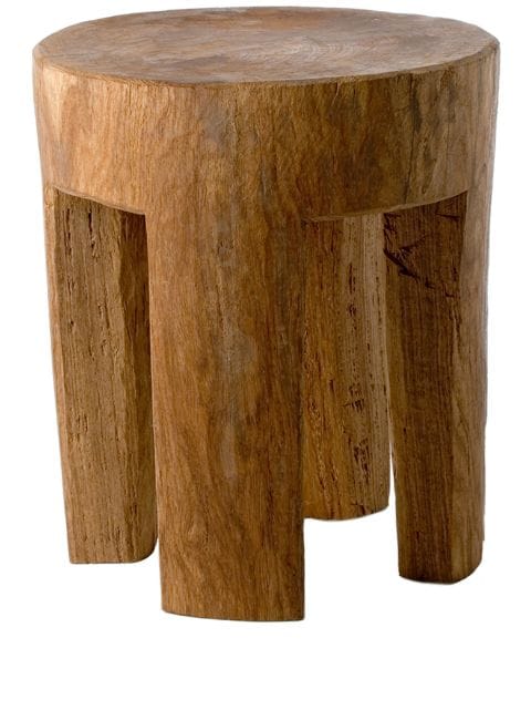 POLSPOTTEN Round four-legs wood stool