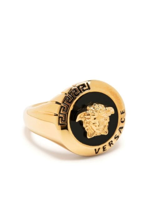 Versace Medusa-plaque ring