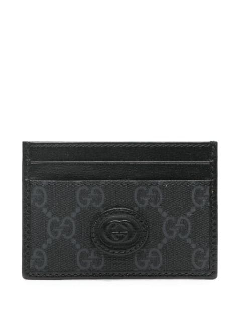 Gucci Porta-cartões GG Supreme de canvas