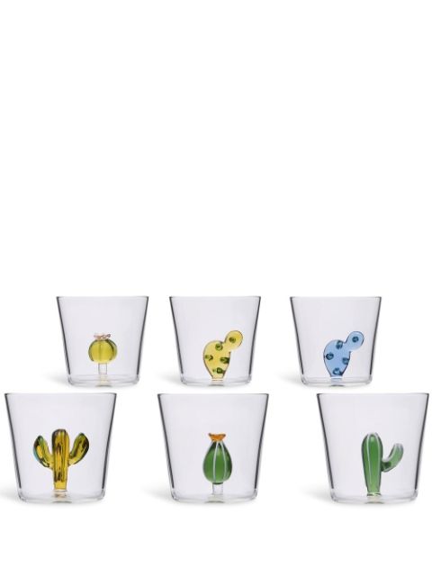 Ichendorf Milano Desert Plants set-of-six tumblers