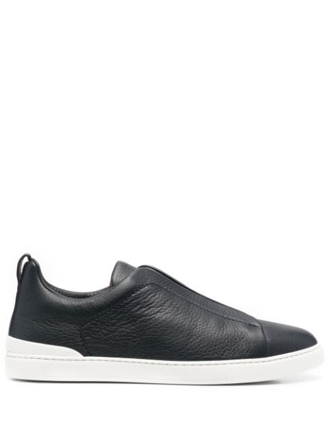 Zegna Tênis slip-on de couro