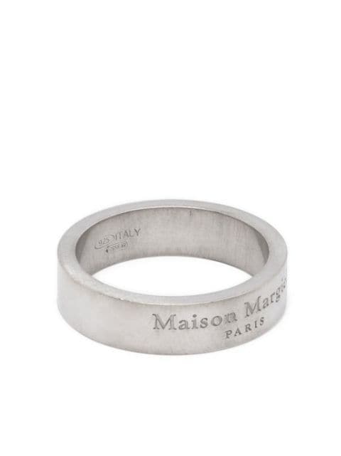 Maison Margiela logo-engraved ring