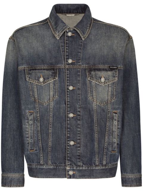 Dolce & Gabbana distressed denim jacket