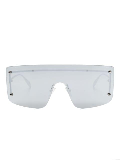 Alexander McQueen Eyewear lentes de sol Spike Studs Mask